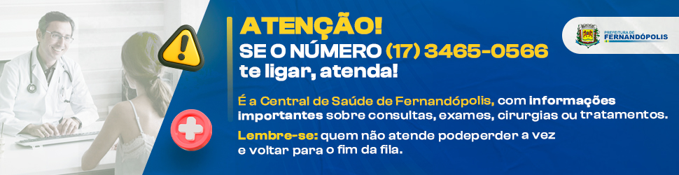 PM Fernandópolis - Saúde Outubro 2026