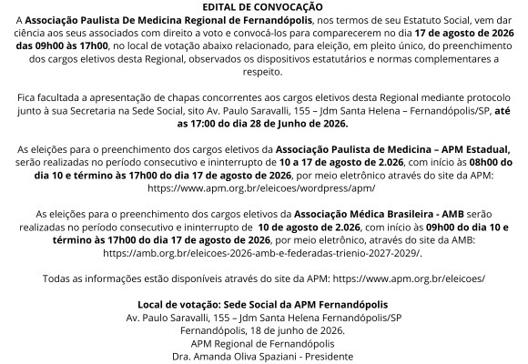 Edital APM