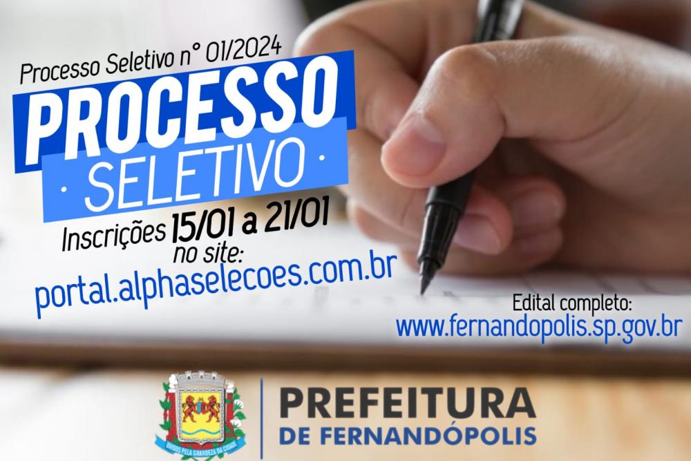 Processo seletivo: inscrições para contratação temporária de professores vai até 21/01