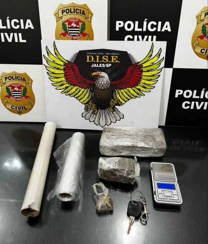 DISE prende casal que transportava mais de meio quilo de maconha