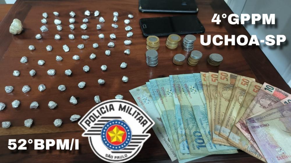 Homem é preso em flagrante após entregar droga por engano para polícia
