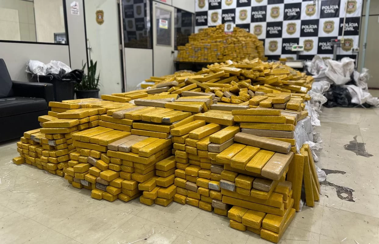 Polícia faz maior apreensão de drogas do ano no Estado de SP