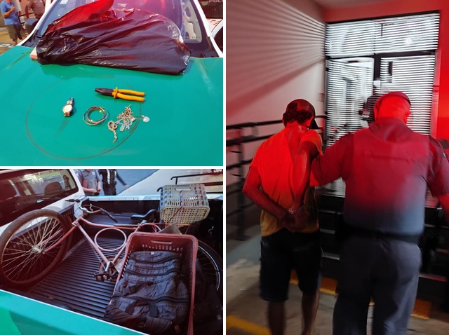 Homem é preso após furtar propriedades rurais em Estrela d Oeste