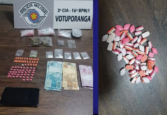 Homem é preso por tráfico de drogas durante o Carnaval em Votuporanga
