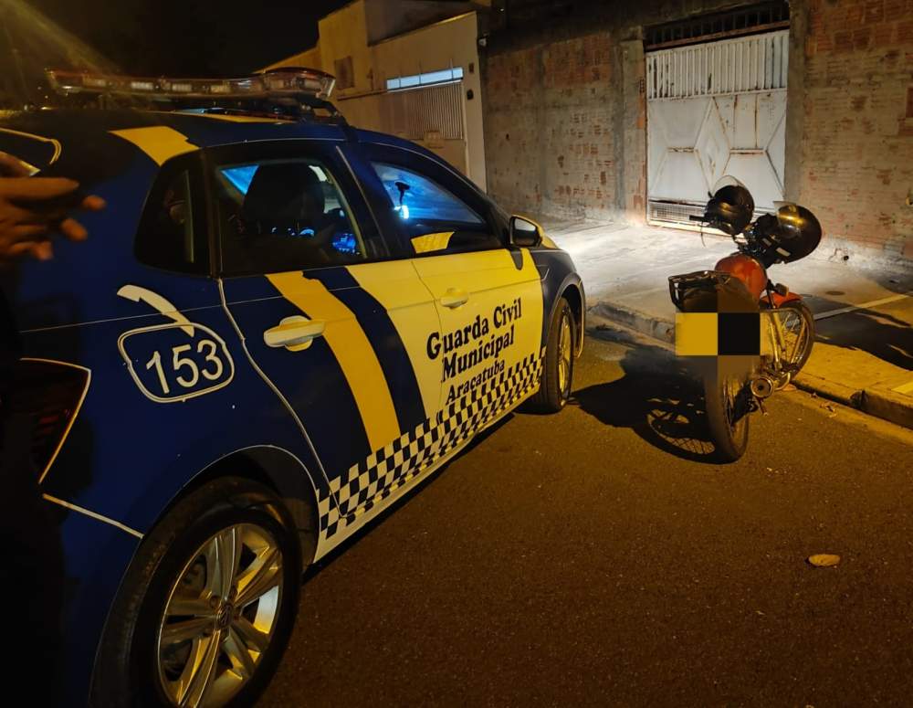 Homem é preso em Araçatuba com moto furtada em Fernandópolis