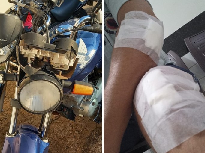 Vereador de Fernandópolis sofre acidente com moto em avenida 