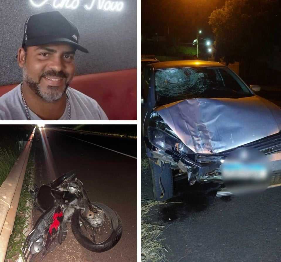 Homem morre em acidente entre moto e carro na SP-320 em Fernandópolis