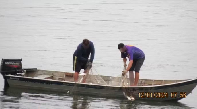Operação contra pesca predatória na região apreende 19 km de redes 