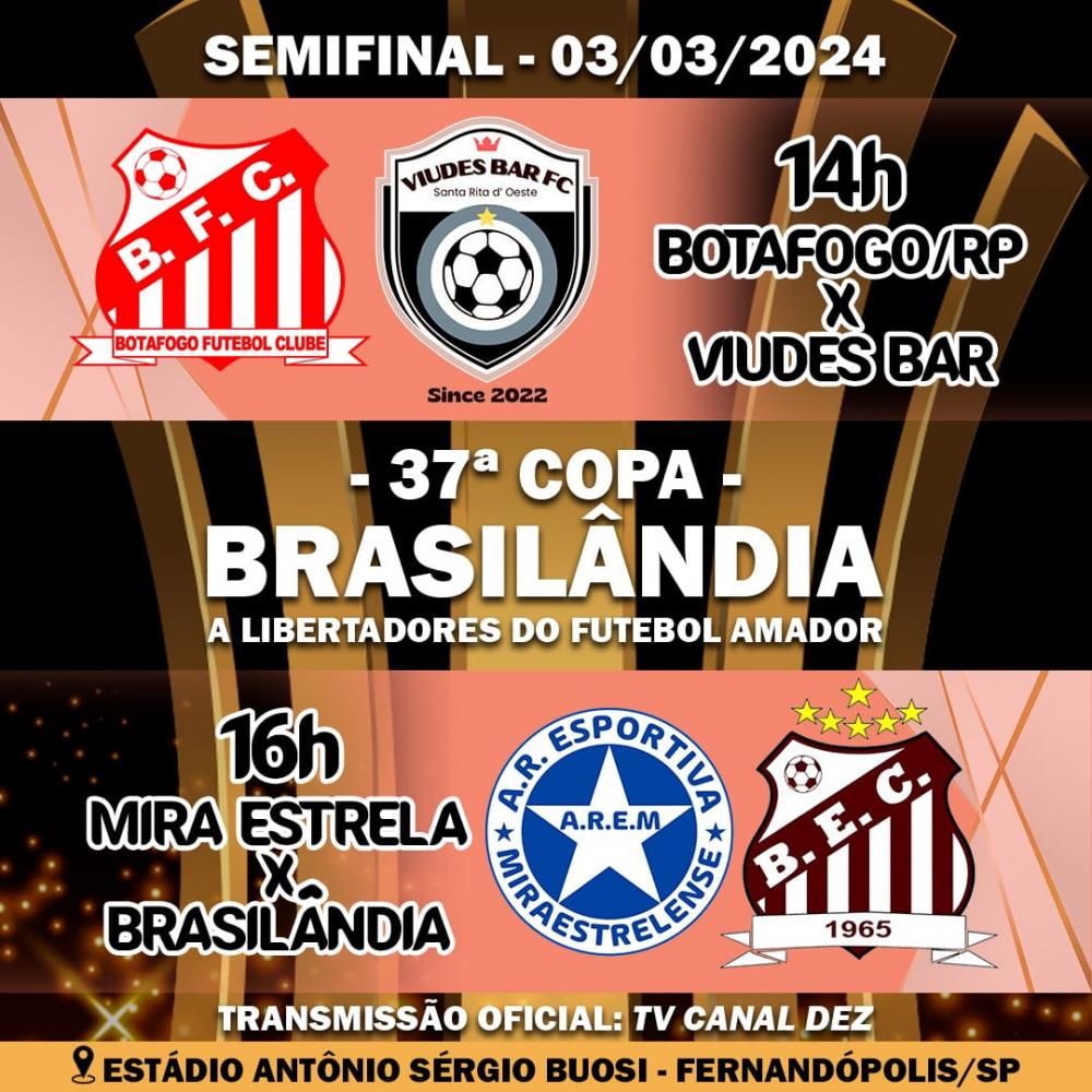 Emoção toma conta de Fernandópolis com semifinais da Copa Brasilândia neste domingo