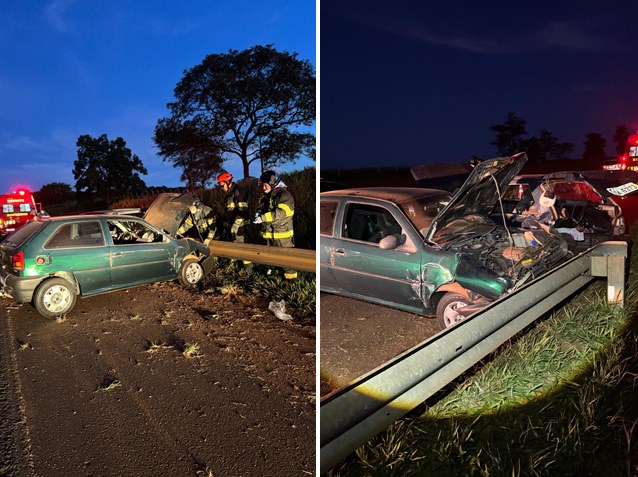 Colisão entre 2 veículos deixa 2 feridos na Euclides em Fernandópolis 