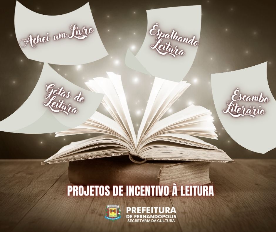 Secretaria da Cultura desenvolve projetos de incentivo à leitura 