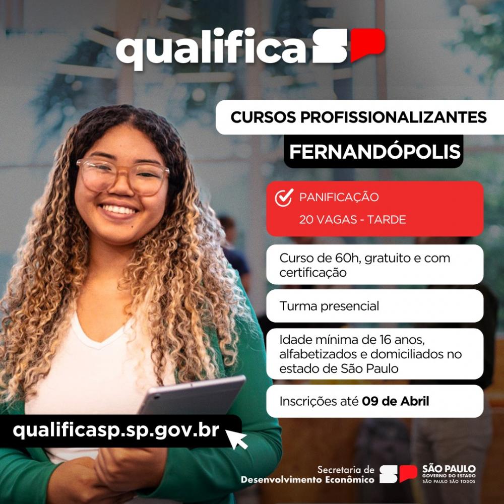 Curso de panificação está com inscrições abertas até 9 de abril 