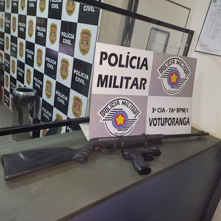 Homem é preso após ameaçar ex-esposa com arma em Votuporanga 