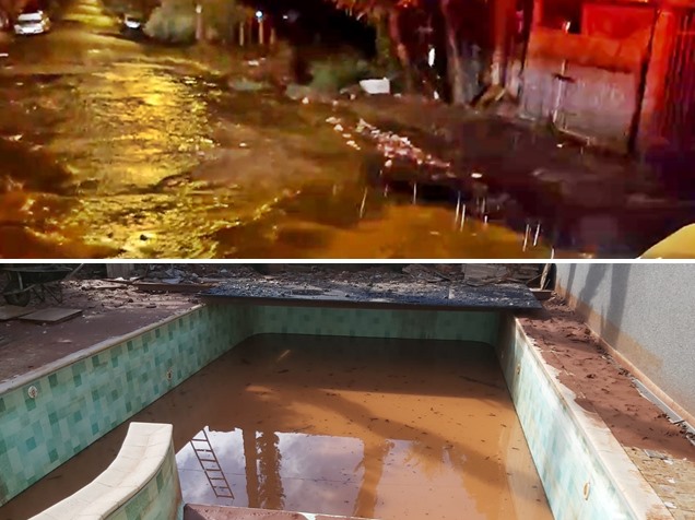 Em 36 horas Fernandópolis recebe 180mm de chuva e provoca estragos