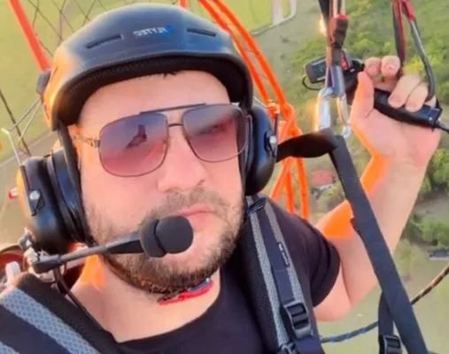 Homem de 36 anos morre após cair durante voo com paramotor 