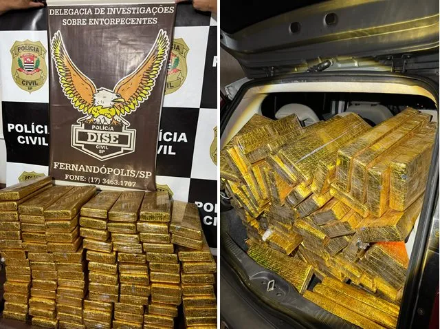 DISE de Fernandópolis faz apreensão de carregamento de drogas