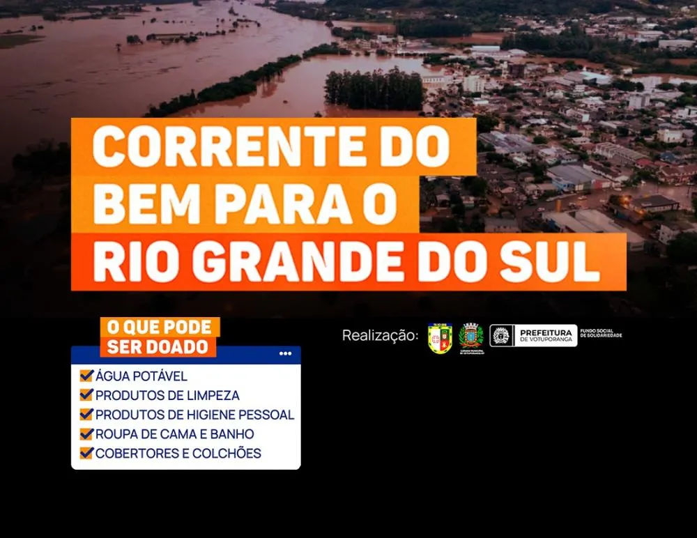 Unifev é ponto de coleta para arrecadação de doações ao RSUnifev é ponto de coleta para arrecadação de doações ao RS 