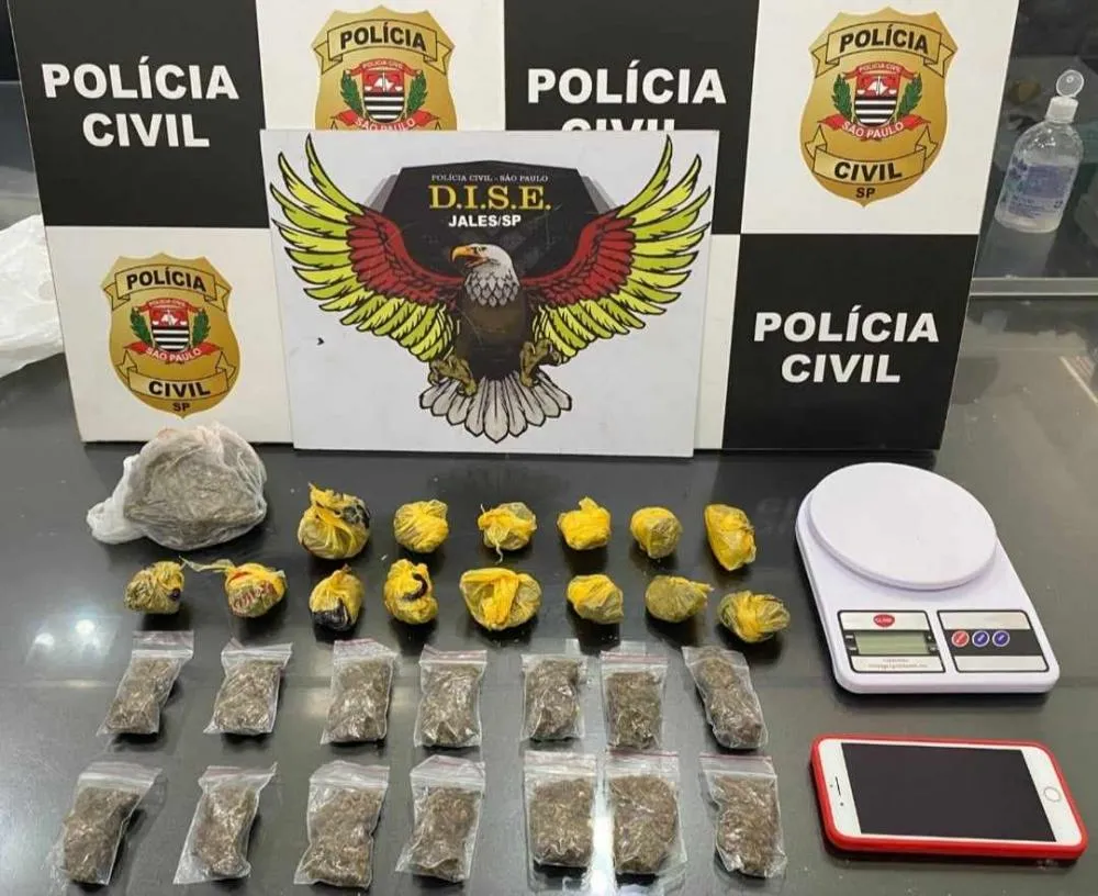 Polícia Civil prende barbeiro traficante em flagrante em Jales 