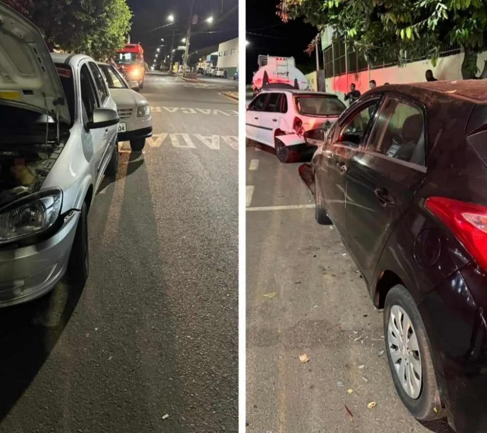 Colisão com engavetamento é registrada no Ubirajara em Fernandópolis