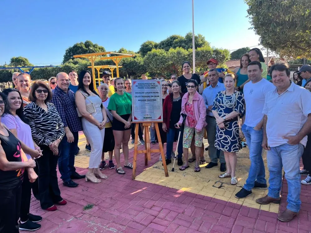 Revitalização da Praça “Pedro Gagliarde Filho” é inaugurada