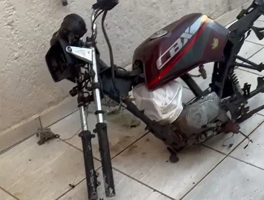 Polícia Militar flagra desmanche de motos em Rio Preto