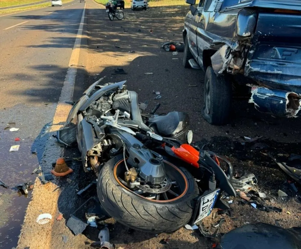 Idoso fica ferido em acidente na Euclides em Fernandópolis