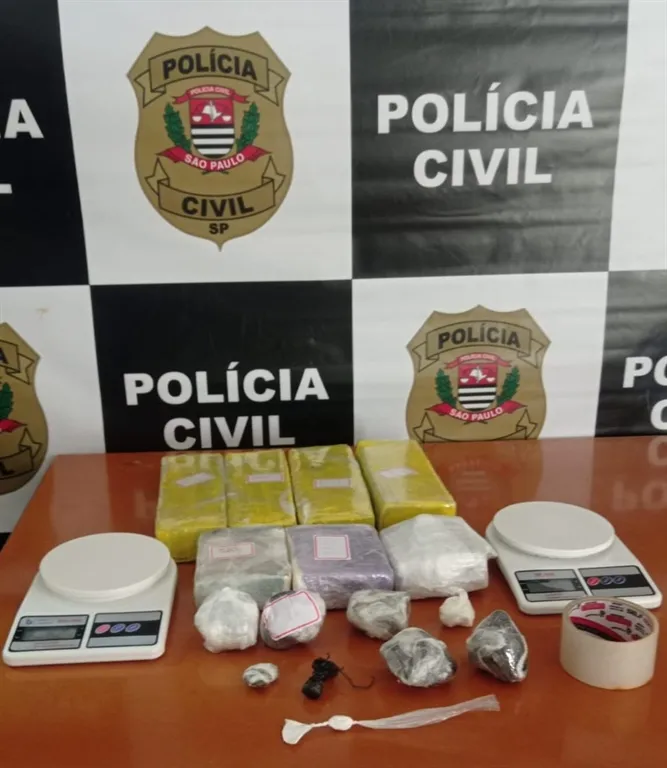 Traficante é preso com grande quantidade de drogas em Votuporanga