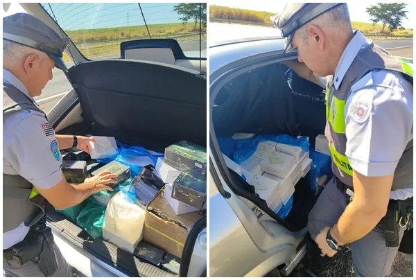 Carro com produtos contrabandeados é apreendido em Fernandópolis
