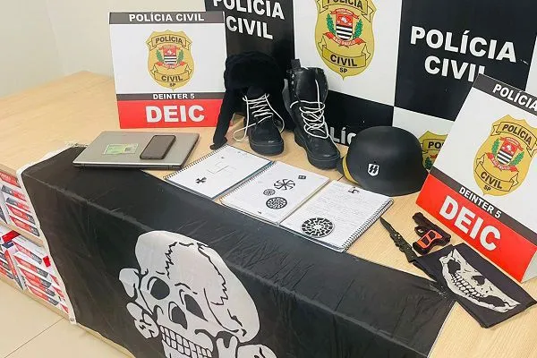 Adolescente é detido na região por propagação de discursos nazistas 