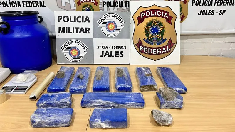 Polícia Militar apreende mais de nove quilos de drogas em Jales