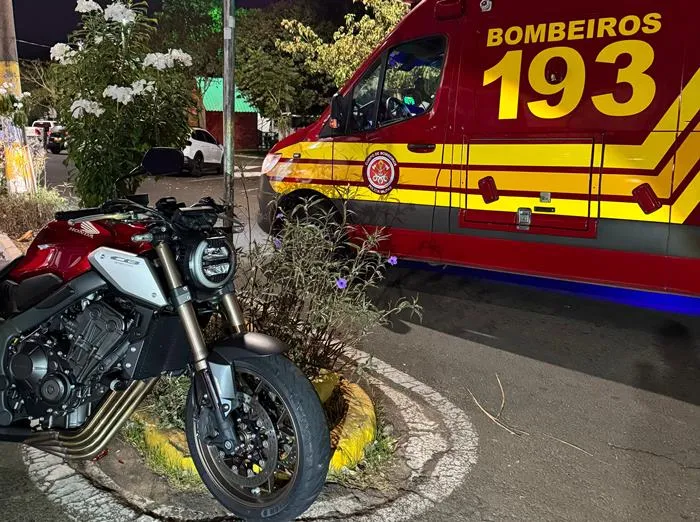 Atropelamento no centro de Fernandópolis deixa homem ferido