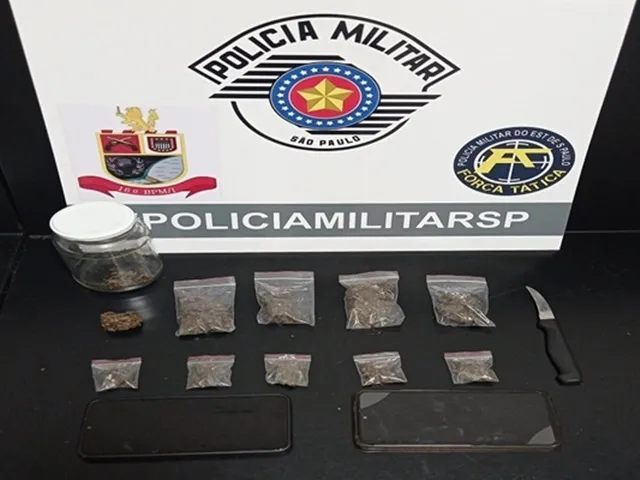 PM pega garoto de 12 anos comprando maconha em Votuporanga