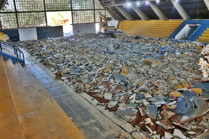 Ginásio ‘Beira Rio’ passa por grande reforma na quadra