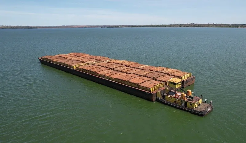 Hidrovia Tietê-Paraná registra crescimento de 5,8% na quantidade de carga transportada 