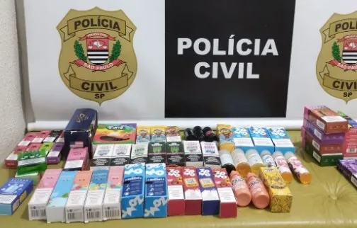 Polícia Civil de Fernandópolis combate venda de cigarros eletrônicos