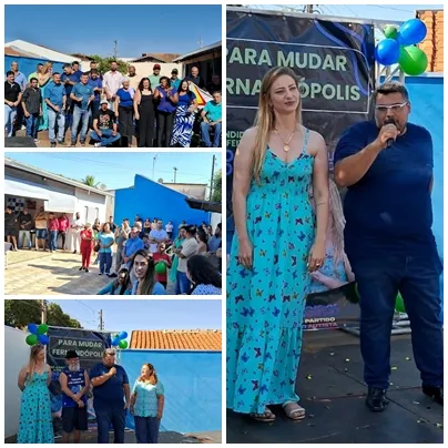 Joãozinho Garcia oficializa candidatura a prefeito de Fernandópolis com Juliana Rouveri como vice