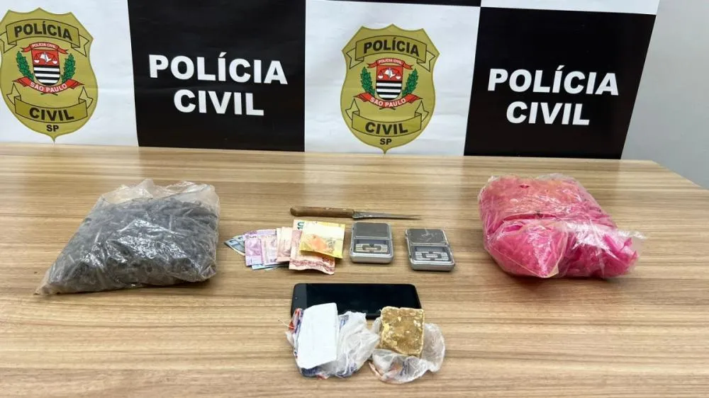 Jovem é preso pela DISE com drogas em Fernandópolis