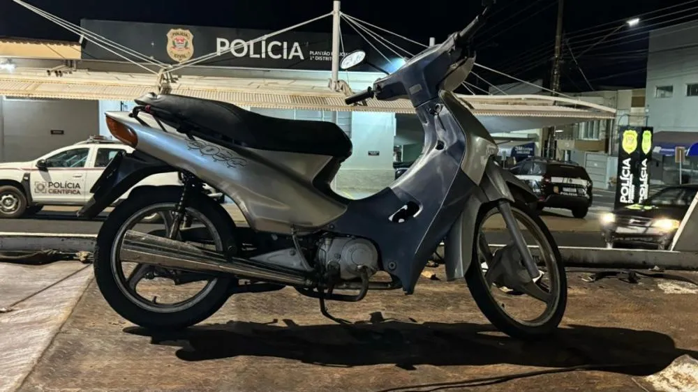 Jovem é preso com moto furtada em Fernandópolis