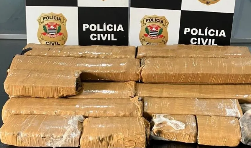 Dise de Jales apreende 17,4 kg de maconha e prende dois traficantes