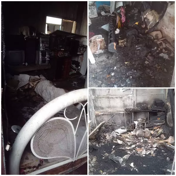 Incêndio destrói casa e borracharia em Fernandópolis; morador perde tudo