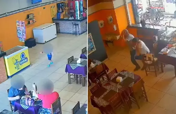 Criança morre atropelada após sair correndo de restaurante