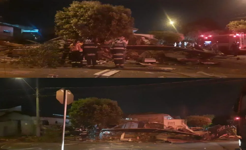 Serv Festas é destruído por incêndio em Rio Preto nesta quinta-feira