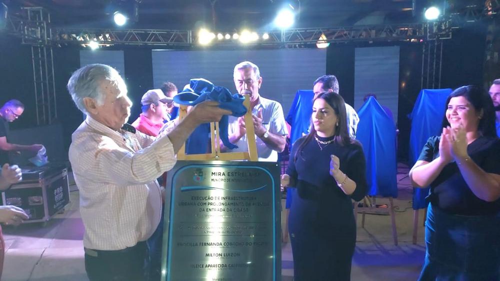 Mira Estrela inaugura importantes obras do município
