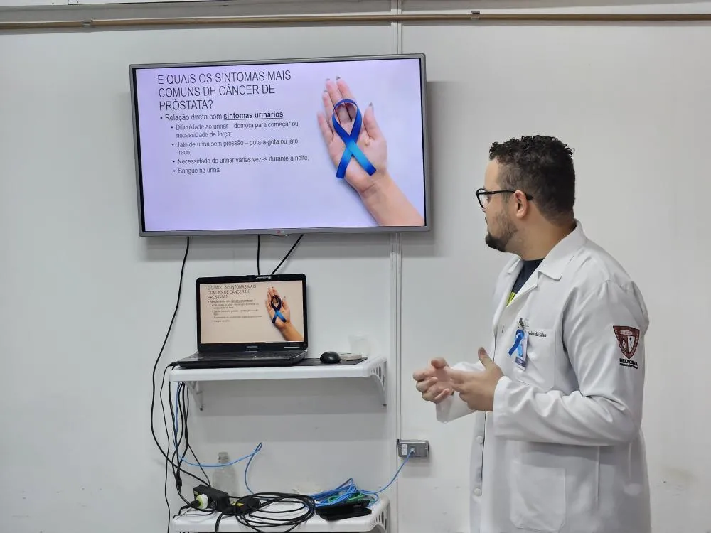 Santa Casa promove palestra sobre saúde masculina no Novembro Azul