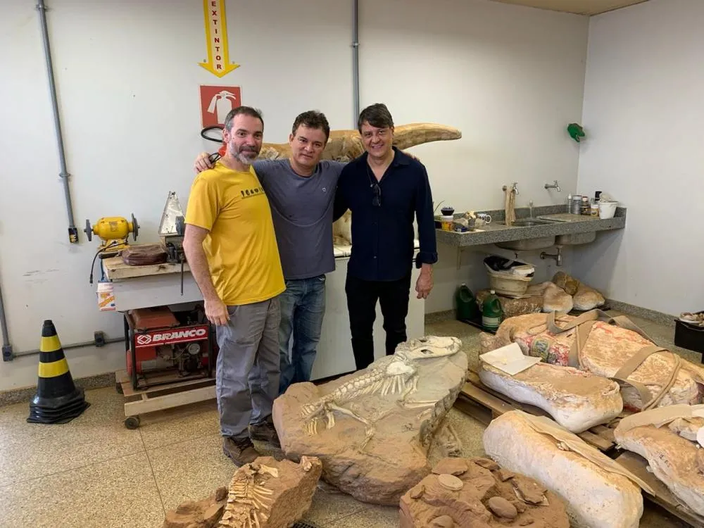 Fósseis para implantação do Museu de Paleontologia começam a chegar em Fernandópolis