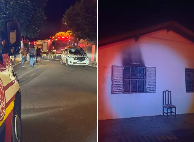 Incêndio destrói residência em Fernandópolis; suspeita é de crime intencional