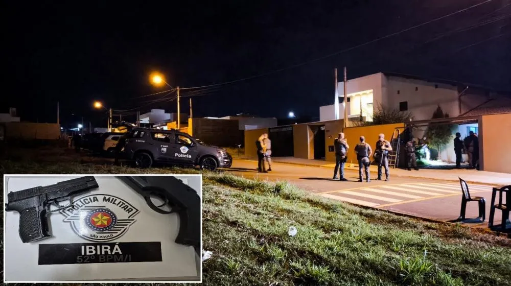 Homem ameaça clientes com arma falsa e é preso pela Polícia Militar