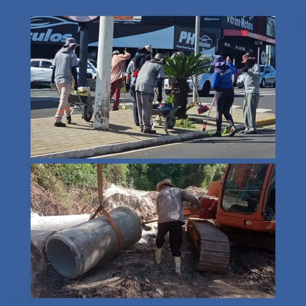 Prefeitura realiza revitalização na Avenida Expedicionários Brasileiros e no Parque Universitário 