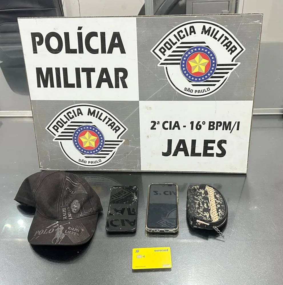 Polícia Militar prende assaltante instantes após roubo no centro de Jales