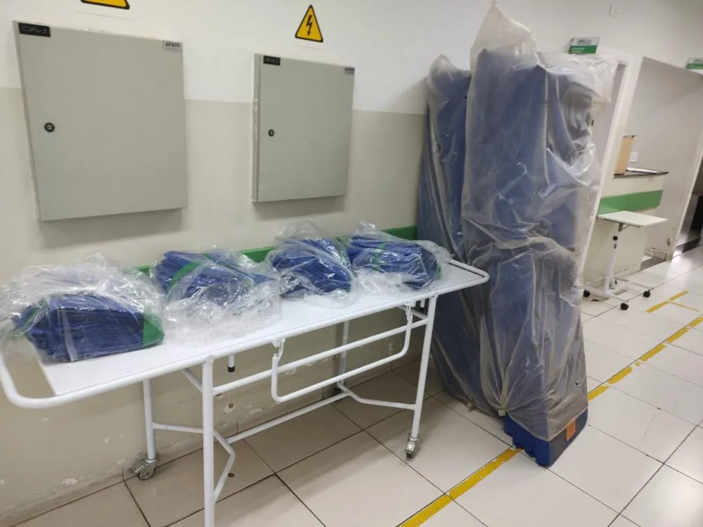 UPA recebe novos colchonetes e capas impermeáveis 